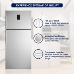 Electrolux 461L Frost Free Inverter Double Door Refrigerator, Top Freezer, TasteLockAuto & TasteGuard Technology, Arctic Silver Steel, UltimateTaste 500, ETB4600C-A - Image 5