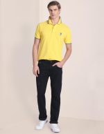U.S. POLO ASSN. Men's Tipped Collar Pure Cotton Slim Fit Polo Shirt - Image 3