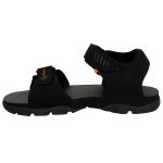 BRUTON Sandals for Men's | Light Weight, Comfortable & Trendy | Soft Footbed | Casual and Stylish Sandals for Walking, Working All Day Black - Image 4