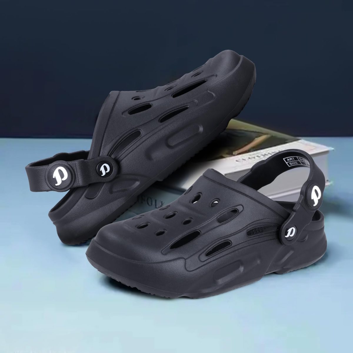DOCTOR EXTRA SOFT Men's Premium Casual Ultra Soft Clogs/Sandals with Adjustable Back Strap for Adult | Comfortable & Lightweight| Stylish & Anti-Skid| Waterproof & Everyday Use Mules Gents & Boys D-535 - Image 3