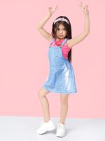 Naughty Ninos Girl's Pinafore Above The Knee Dress - Image 3