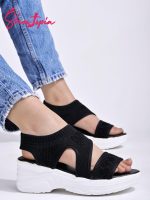 Shoetopia Women Wedge Heel Sandal - Image 3