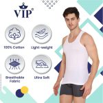 VIP Supreme Men's Sleeveless Cotton Vest (Pack of 5) - Image 5