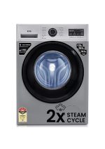 IFB 7 Kg 5 Star Front Load Washing Machine 2X Power Steam (SERENA ZSS 7010, Silver & Black, In-built Heater, 4 years Comprehensive Warranty)