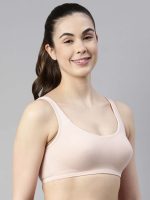 Enamor Low Impact Women's Cotton Everyday Sports Bra - All Day Comfort, Non Padded, Wirefree, High Coverage - SB06 - Image 3