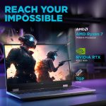 Lenovo LOQ 2024, AMD Ryzen 7 7435HS, NVIDIA RTX 4060-8GB, 24GB RAM, 512GB SSD, 15.6"/39.6cm, Windows 11, MS Office Home 2024, Grey, 2.4Kg, 83JC00EHIN, 100% sRGB, 3 Mon. Game Pass Gaming Laptop - Image 6