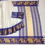 Veglari women's kanchipuram lithi silk cotton soft jacqurad banarsi sarees with blouses piescs - Image 5
