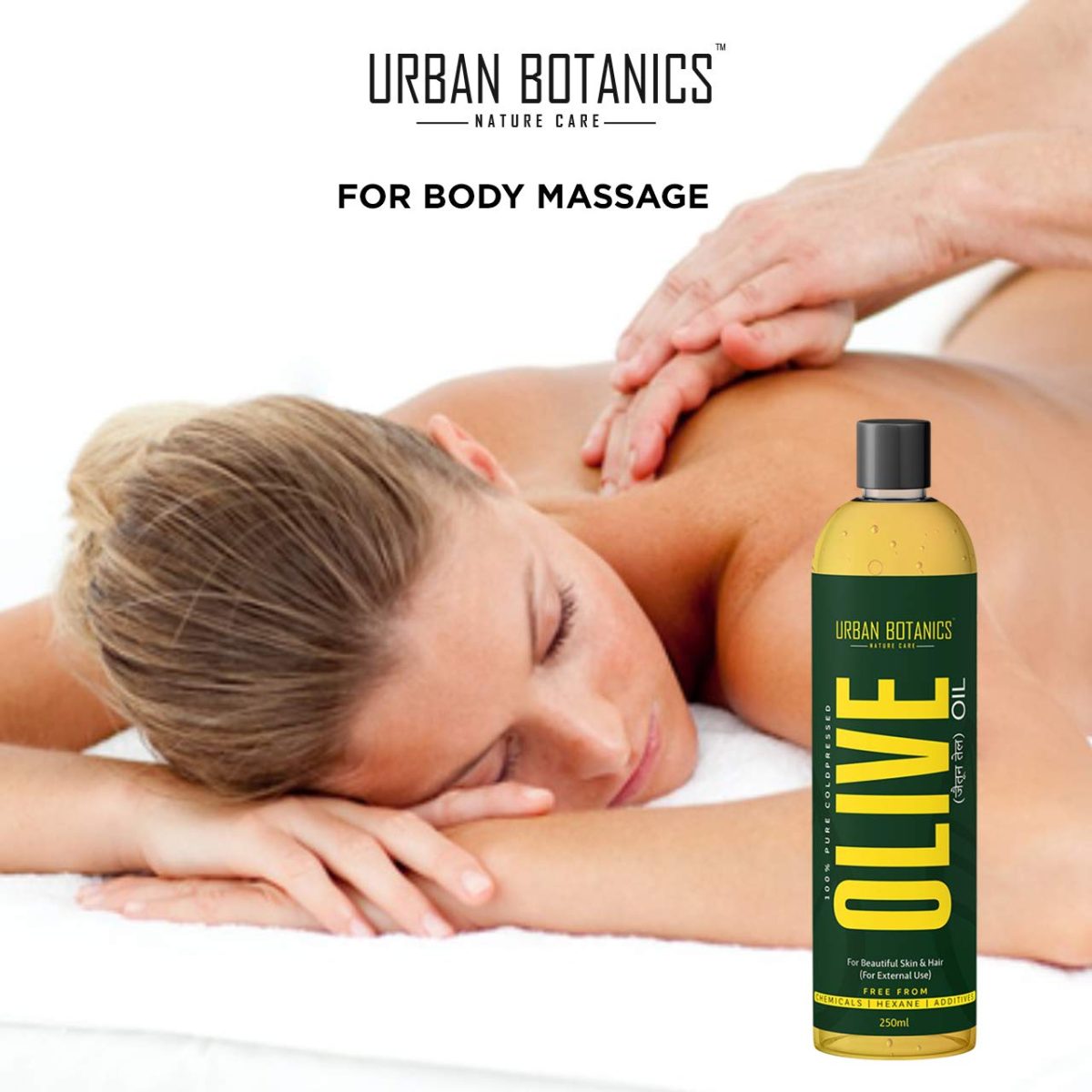 UrbanBotanics® Pure Cold Pressed Olive Oil For Hair and Skin, 250ml - Image 6