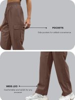 Leriya Fashion Trouser for Women | Track Pant for Women | Cargo Style Trouser Track Pants for Women | Hight Waist Track Pants for Women | Trousers for Women - Image 5