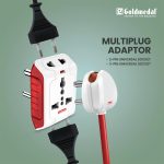 Goldmedal Spice 3-Pin 240V Universal Travel Adaptor with LED Indicator (White) - Pack of 1, Compatible with Worldwide Plugs - Image 5