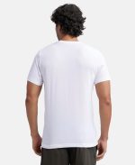Jockey MC06 Men's Super Combed Cotton Sleeved Regular Fit Inner T-Shirt with Extended Length for Easy Tuck - Image 3