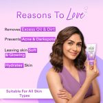 Lacto Calamine Face Wash For Oily Skin |100ml each- Pack of 2 | Kaolin Clay, Niacinamide & Vitamin E | Facewash Reduces Excess Oil, Controls Pimples, Blackheads & Whiteheads |Face wash For Women & Men - Image 2