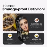 TAC Beautify Kajal With Vitamin E & Almond Oil | 24Hr Stay | Smudge-Proof & Water-Proof | Matte Finish & Highly Pigmented | Ayurvedic Eye Kajal For Bold Look | 0.35gm - Image 3
