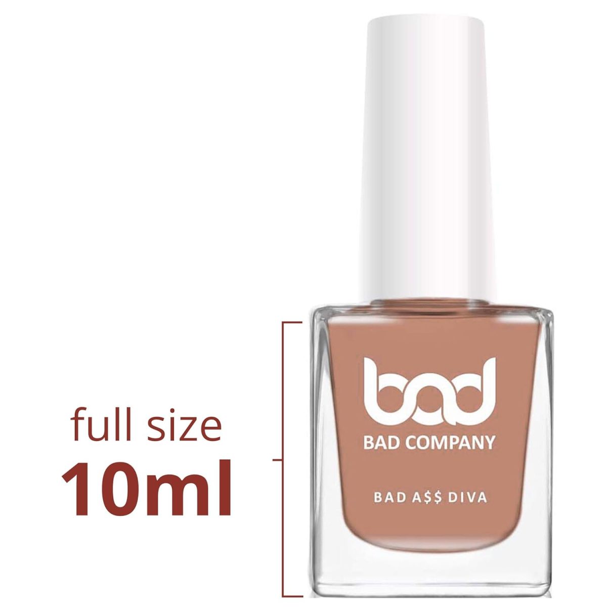 BAD COMPANY Nude Nail Polish 10ML, No Toxin Glossy Nude Nail Polish, Long Lasting, Chip Resistant, Vegan, Quick Dry & Cruelty-Free (Trust The Process - 60) Nail Paint - Image 5