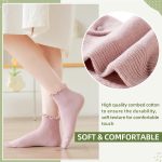 NICSY New Desigen Girls Women’s Comfort Ankle Length Socks No Show Low Cut Socks Multicolor (Free Size Pair Pack) - Image 2