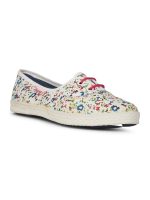 Bata Women’s Casual Ballerina Daisy - Trendy Silver White Flats for Everyday Style - Image 2