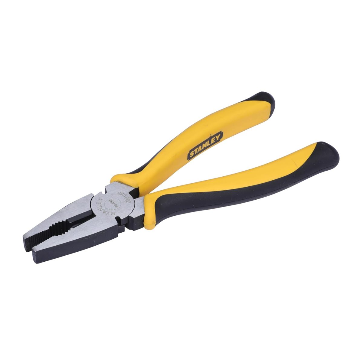 STANLEY 70-482 8'' Sturdy Steel Combination Plier with Anti-Rust properties for gripping, holding and cutting wires, YELLOW & BLACK - Image 7