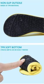 Lify Barefoot Water Aqua Shoes for Men, Women - Non-Slip Quick-Dry Skin Shoes, Sand Socks for Swimming, Beach, Yoga, Diving - Image 4