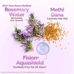 Mamaearth Rosemary Water Anti-Hair Fall Spray with 100% Pure Rosemary Water & Methi Dana | For Hair Growth | Stronger & Denser Hair | 24-H Frizz Control | Folligen ANALupe, Fision Aquashield | Shiny & Smooth Hair | 200 ml - Image 5