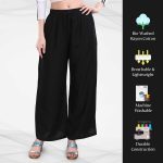 TRASA Women's and Girls Cotton Reyon Regular Fit Palazzo Pants - Available Size - L, XL, 2XL, 3XL - Image 4