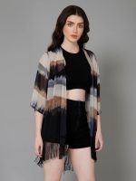 Purys Women's Colorblock Kimono Shrug - Image 5
