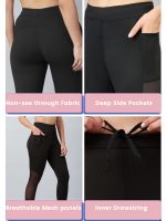 BLINKIN Women's Stretch Fit Mid Rise Track Pant - Image 5