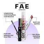 FAE Beauty 2-in-1 Volumising Mascara & Brow Gel | Lengthening & Buildable Formula | Easy To Remove | For All Genders | For Lashes & Brows | Vegan (Dark Brown) - Image 6