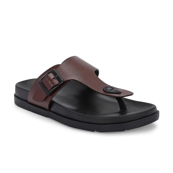 San Frissco Men's Sandals with Open Toe Strap/Perfect Fit for Summer and Rainy Season Easy to Walk Slipper, Chappal/Stylish Casual Trendy Floaters