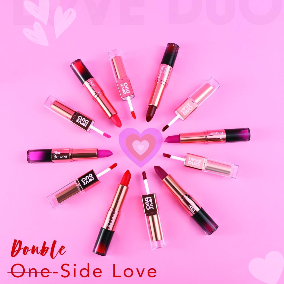 Blue Heaven Love Duo 2 in1 Dual Sided Lipstick for women | Non Transfer| Hydrating and Long Lasting Upto 12 hrs | Soft Matte Finish formula - 07 |1.5ml + 4g - Image 6