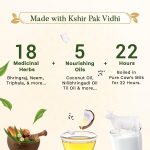SESA Ayurvedic Hair Oil With Bhringraj & 17 Rare Herbs With Coconut Oil and 4 Nourishing Oil For Hair Growth Help Control Hair Fall with Easy Oil Applicator For Women and Men (200 ml) - Image 6