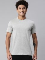 Levi's 025 Men's Premium Soft Cotton Solid T-Shirt - Round Neck, Short Sleeves with Side Branding (Pack of 1) - Image 2
