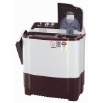 LG 8.5 kg 5 Star Semi-Automatic Top Load Washing Machine (P8530SRAZ, Burgundy, Roller Jet Pulsator) - Image 9
