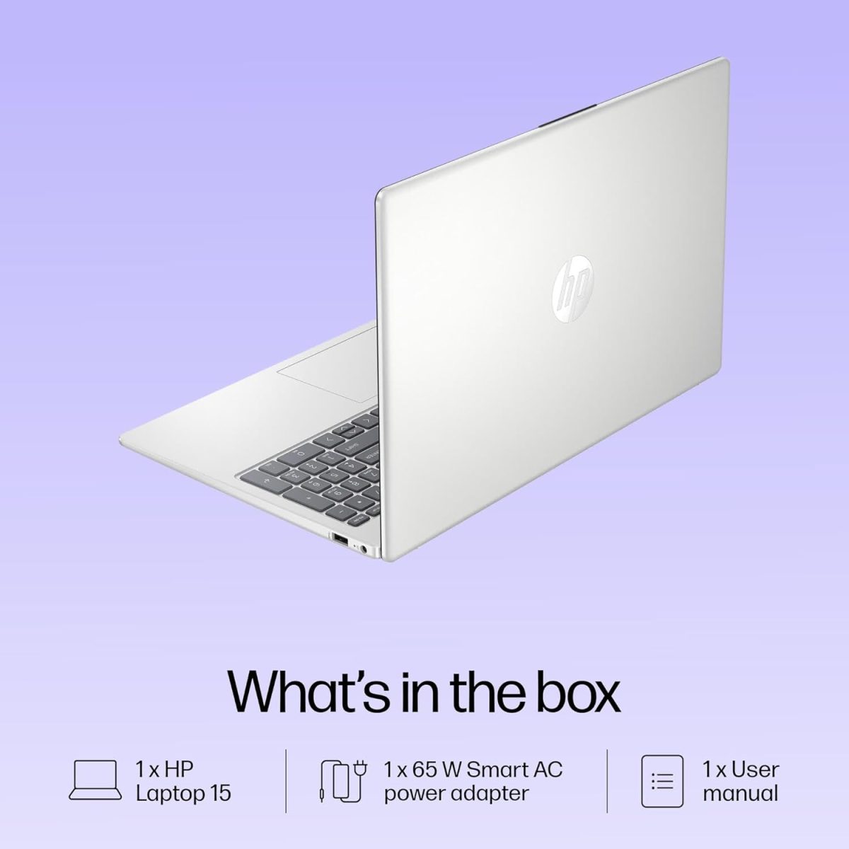 HP 15, 13th Gen Intel Core i3-1315U, 8GB DDR4, 512GB SSD, (Win 11, Office 21, Grey, 1.59kg), Anti-Glare, Micro-Edge,15.6-inch(39.6cm), FHD Laptop, Intel UHD Graphics, 1080p FHD Camera, fd0006TU - Image 12