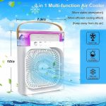 JRS portable table top air conditioner | kitchen fans for home cooking | emergency light with | duet mini powerful personal table cooling | mini air cooler for room cooling - Image 3