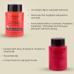 Colorbar Ultimate Nail Enamel Remover, Dark Chocolate, 80ml | Paraben Free | Enriched with Protein and Vitamin B5 | Infused with Olive Oil extracts | Strengthens and Moisturizes - Image 5