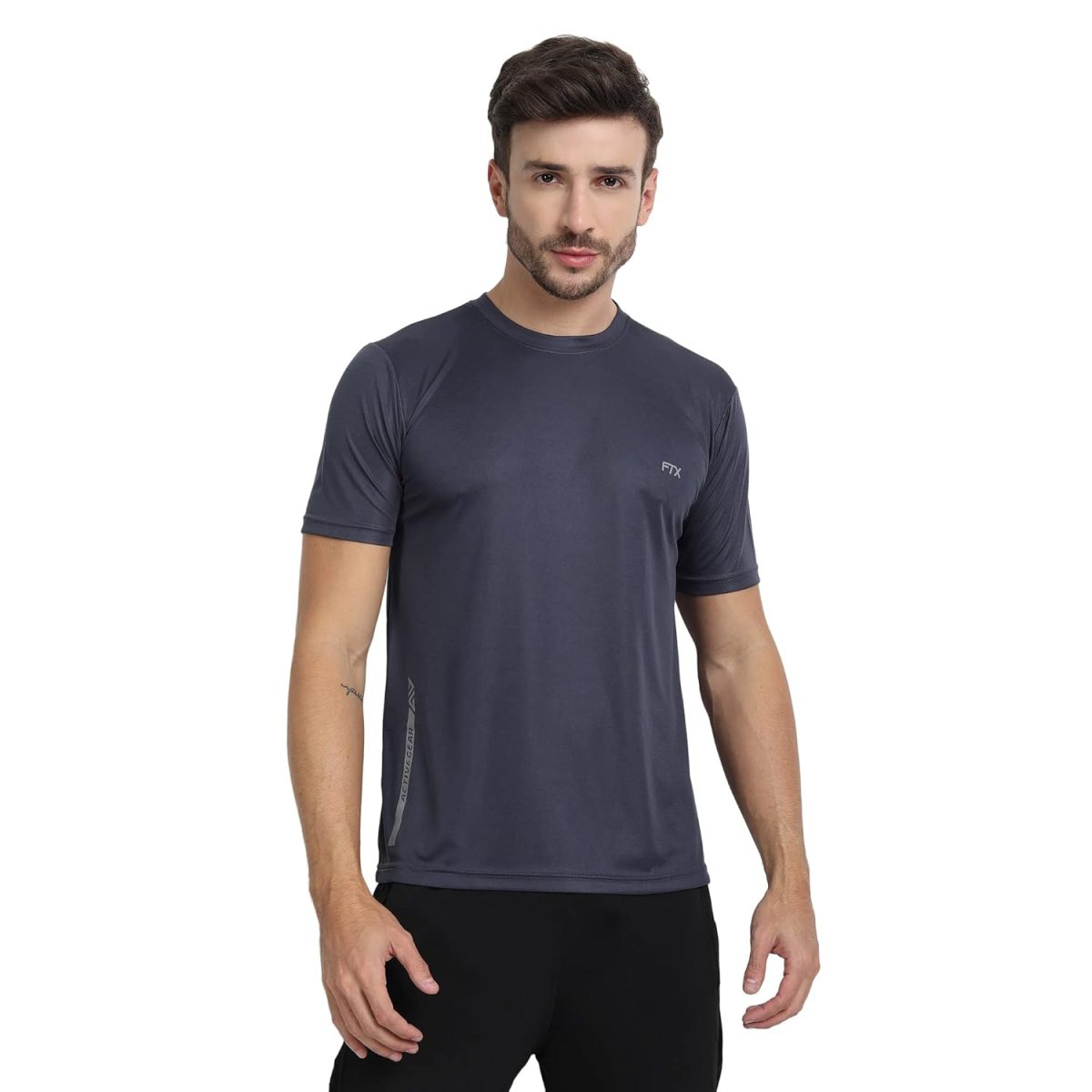 FTX Men's Solid Regular Fit T-Shirt - Image 5