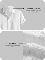 Leriya Fashion Men's Formal Button Down Shirt – Slim Fit Office Wear Shirt's for Men | Textured Long Sleeve Cotton Blend | Business & Meeting Ready (Available in Plus Size and Combo Pack of 2) - Image 3