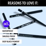 Blue Heaven 24Hr Stay Matte Pencil Kajal Black Waterproof, Deep Black, Long Lasting And Smudge Proof Eye Makeup, 0.30Gm - Image 3