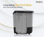 Whirlpool 6.5 Kg 5 Star Magic Clean Semi-Automatic Top Loading Washing Machine (MAGIC CLEAN 6.5 GREY, 4 Year Comprehensive Warranty, 1400 RPM Motor, 5 Year Motor Warranty) - Image 8