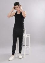 Dollar Bigboss Men's Derby Black & Grey Melange RN Vest (Pack of 2) - Image 7