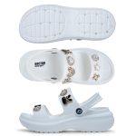 DOCTOR EXTRA SOFT Women's Metallic Charms Fashion Slippers/Sandals with Adjustable Back Strap | Comfortable | LightWeight| Stylish & Anti-Skid| Waterproof Casual Beach Slides Mules Girls & Ladies D-533 - Image 7