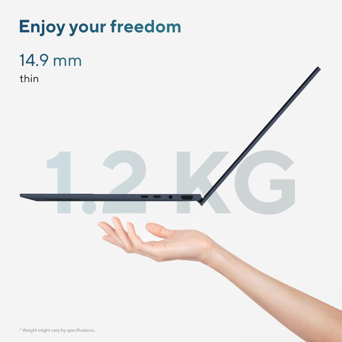 ASUS Zenbook 14,Intel Core Ultra 7 (Series 2),Thin & Light(Intel Arc iGPU/32GB/1TB/3K OLED Touch screen/14/120Hz/Windows 11/M365 Basic (1Year)*/Office Home 2024/Ponder Blue/1.28 kg) UX3405CA-PZ163WS - Image 5