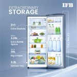 IFB 197L 5 Star Direct Cool Single Door Refrigerator (IFBDC-2235DBSE, Brush Grey, Advanced Inverter Compressor, Extraordinary Storage with Humidity Controller) - Image 4