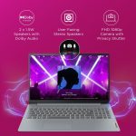 Lenovo IdeaPad Slim 3 12th Gen Intel® Core™ i5-12450H 15.6 inch (39.6cm) FHD Laptop (16GB/512GB SSD/Windows 11/Office 2024/Alexa Built-in/1Yr ADP Free/3 Month Game Pass/Arctic Grey/1.62Kg), 83ER00KPIN - Image 4
