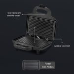 Prestige PGMFB 800 Watt Grill Sandwich Toaster with Fixed Grill Plates, Black - Image 5