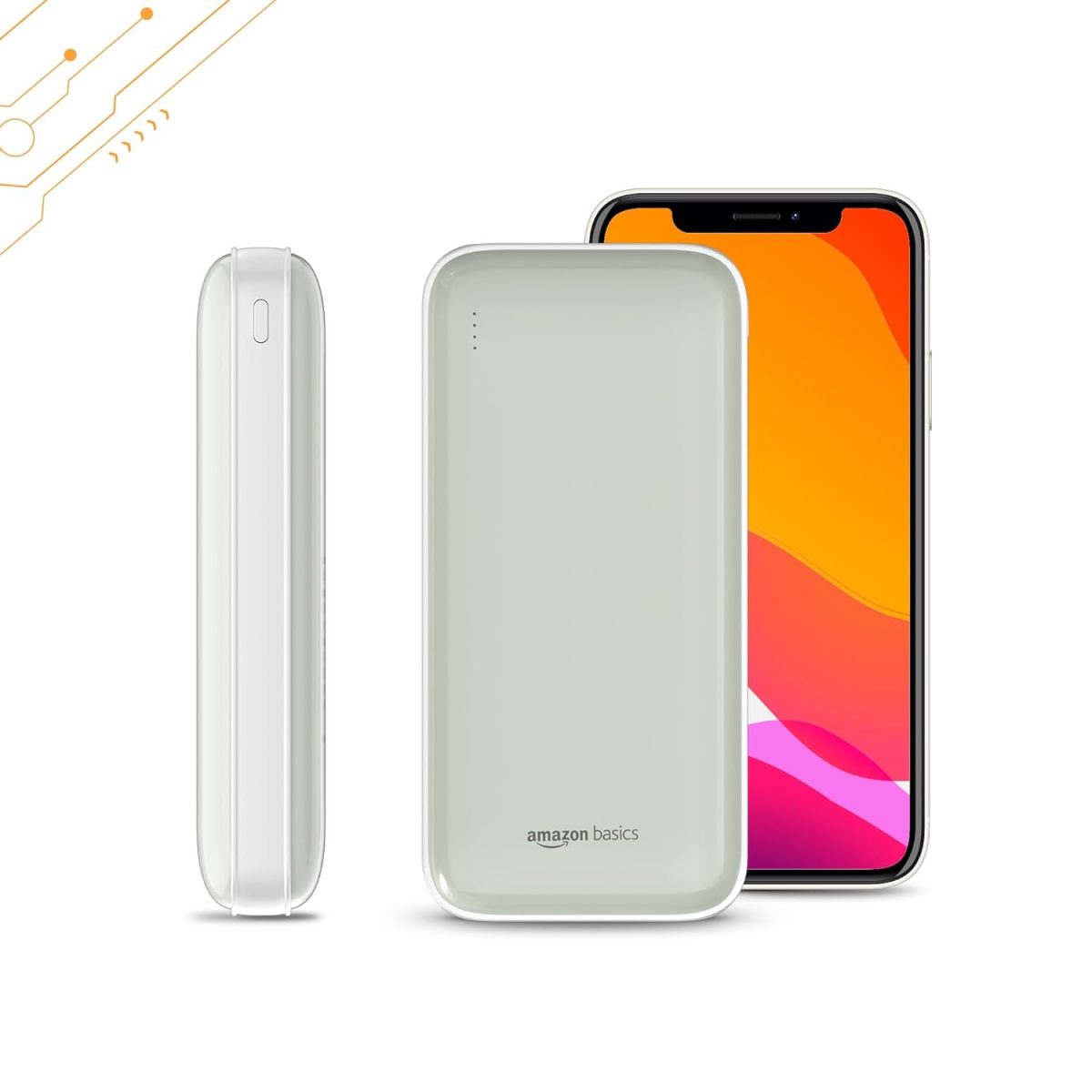 amazon basics 20000 Mah 22.5 W Ultra Fast Charging Power Bank | Type C Power Delivery (Input & Output) | Quick Charge | Two-Way Fast Charging (Lime) - Image 7