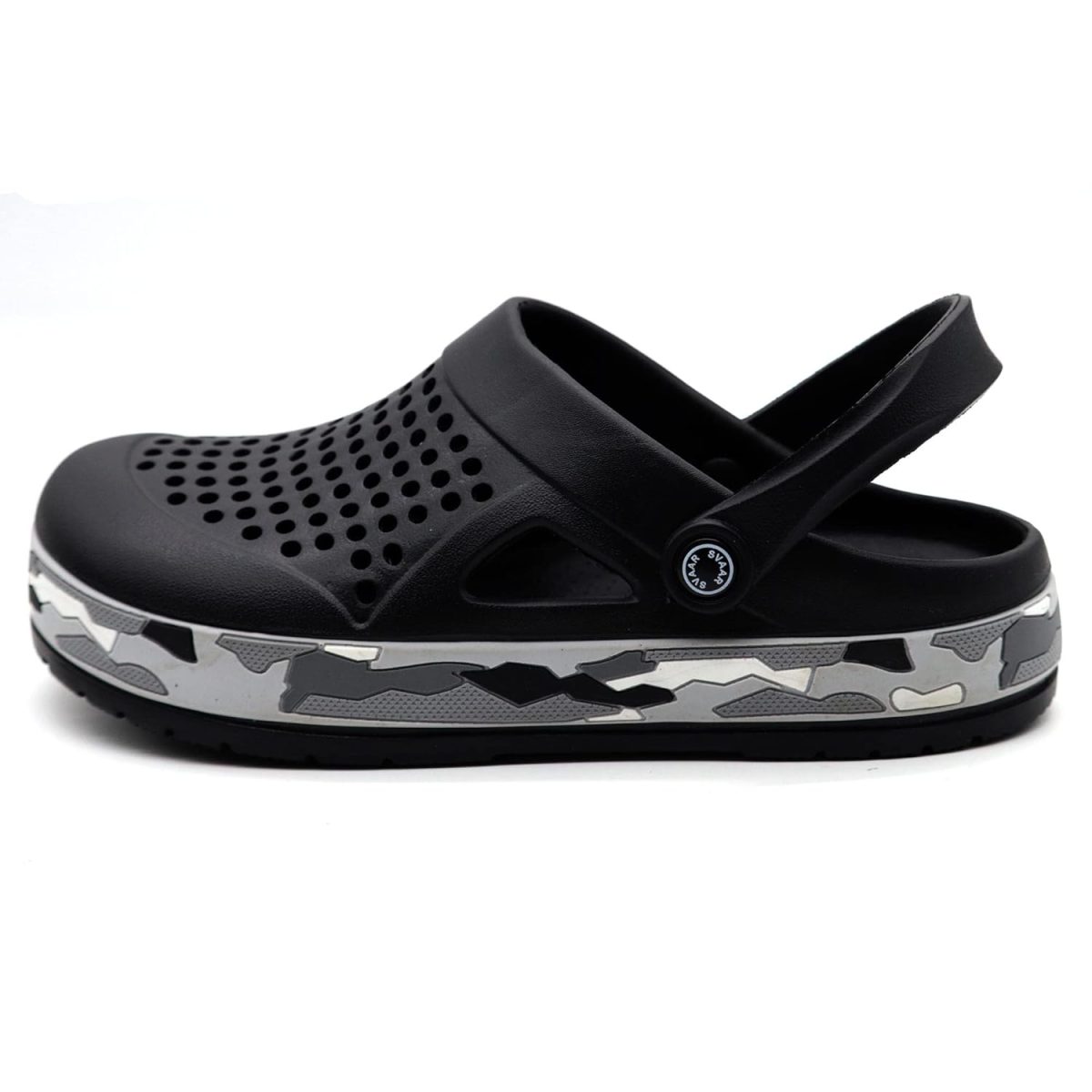 SVAAR Men's Super Stylish Clogs || Sandals with Adjustable Back Strap for Men - Image 2