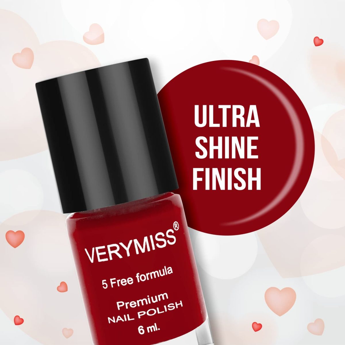 VERYMISS Premium Glossy Nail Polish 6ml | Smooth Application | Quick Drying | Paraben Free | Ultra Long Lasting Nail Paints - Pack of 1 (Grape) - Image 9