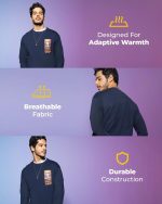 Bewakoof Men's Printed 100% Cotton T-Shirt - Regular Fit, Round Neck, Full Sleeves - Image 5