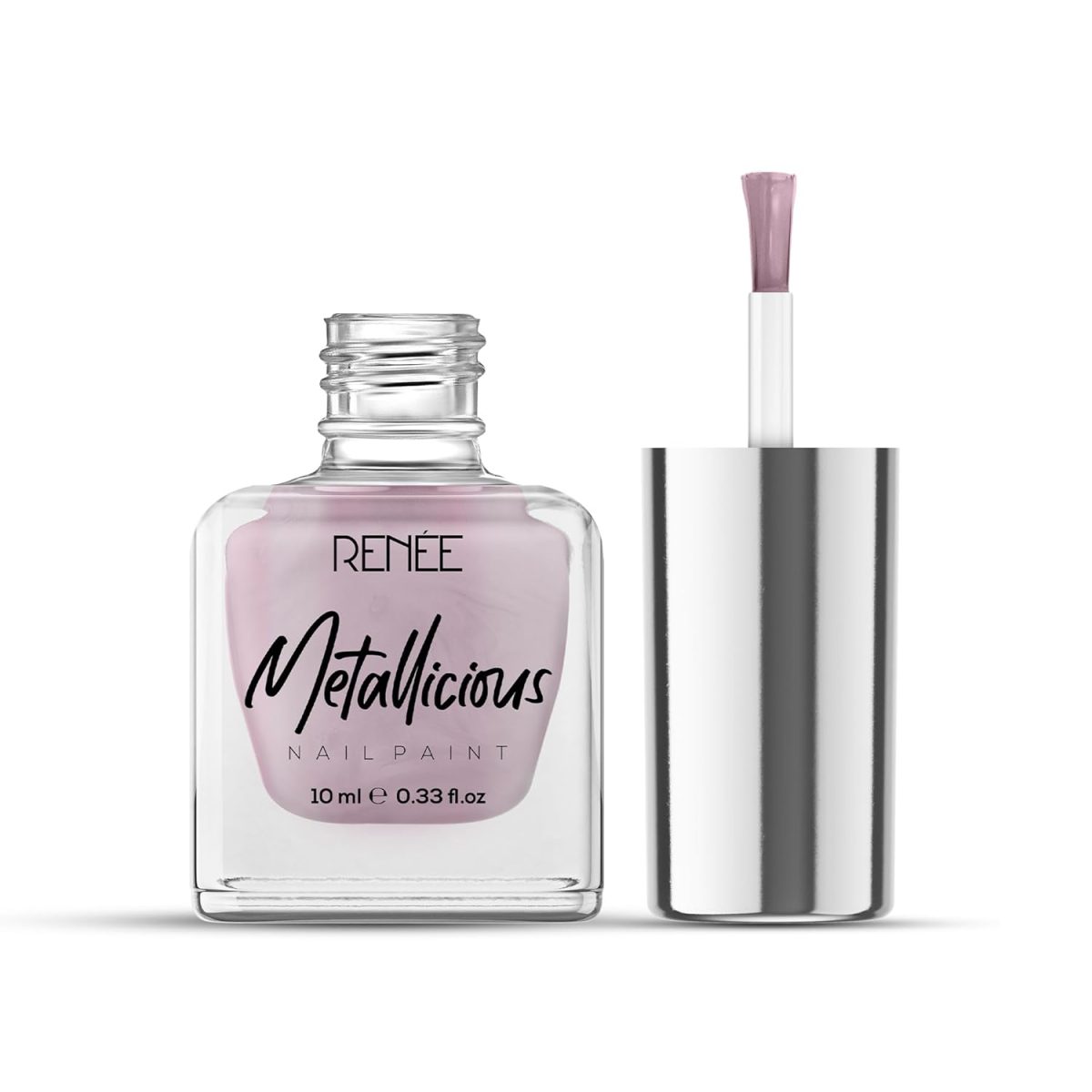 RENEE Metallicious Nail Paint- Light Chestnut 10ml | Quick Drying, Metallic Finish, Long Lasting, Chip resisting Formula with High Shine & Full Coverage | Acetone & Paraben Free - Image 2